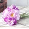 Simulated bouquet of rosemary 7 stems, silk flower, small bouquet for home decoration, factory sales, wedding bouquet Y7031 details Picture